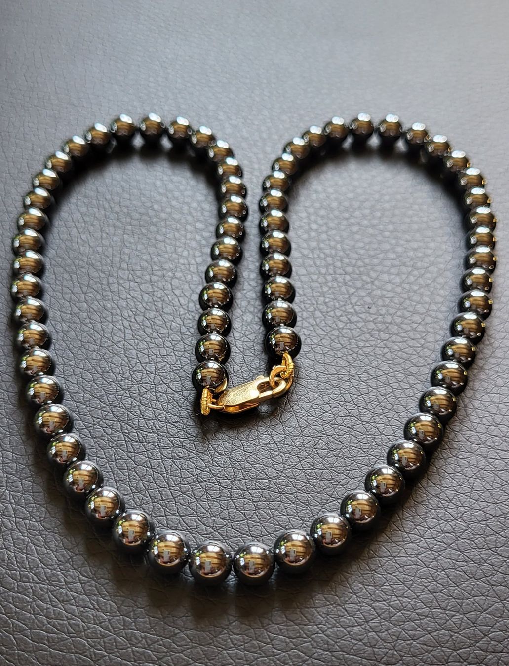 Catenine: Gold 750 Hämatit Collier 18 Karat – Usato da Wald ZH venduto da Dasilver