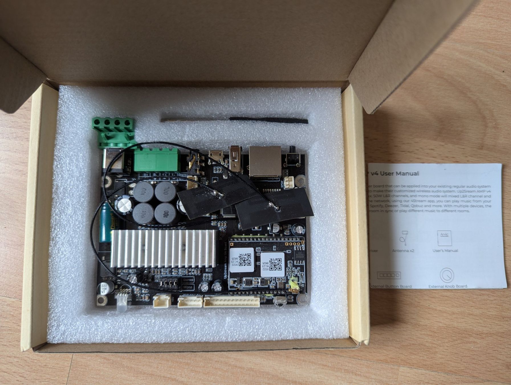 Lettore multimediale & Streamer: Up2Stream Amp Audio Amplifier Board – Nuovo (secondo la descrizione) da Steffisburg venduto da rores