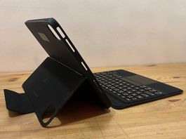 Hülle Ipad Air 4/5 10.9 Zoll, Tastatur, schwarz