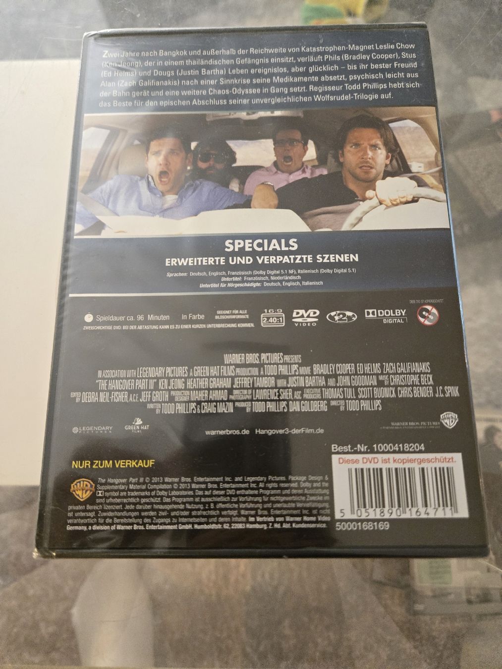 Tutti i DVDs: Hangover 3 DVD – Usato da Bussigny venduto da Kfdlt 1