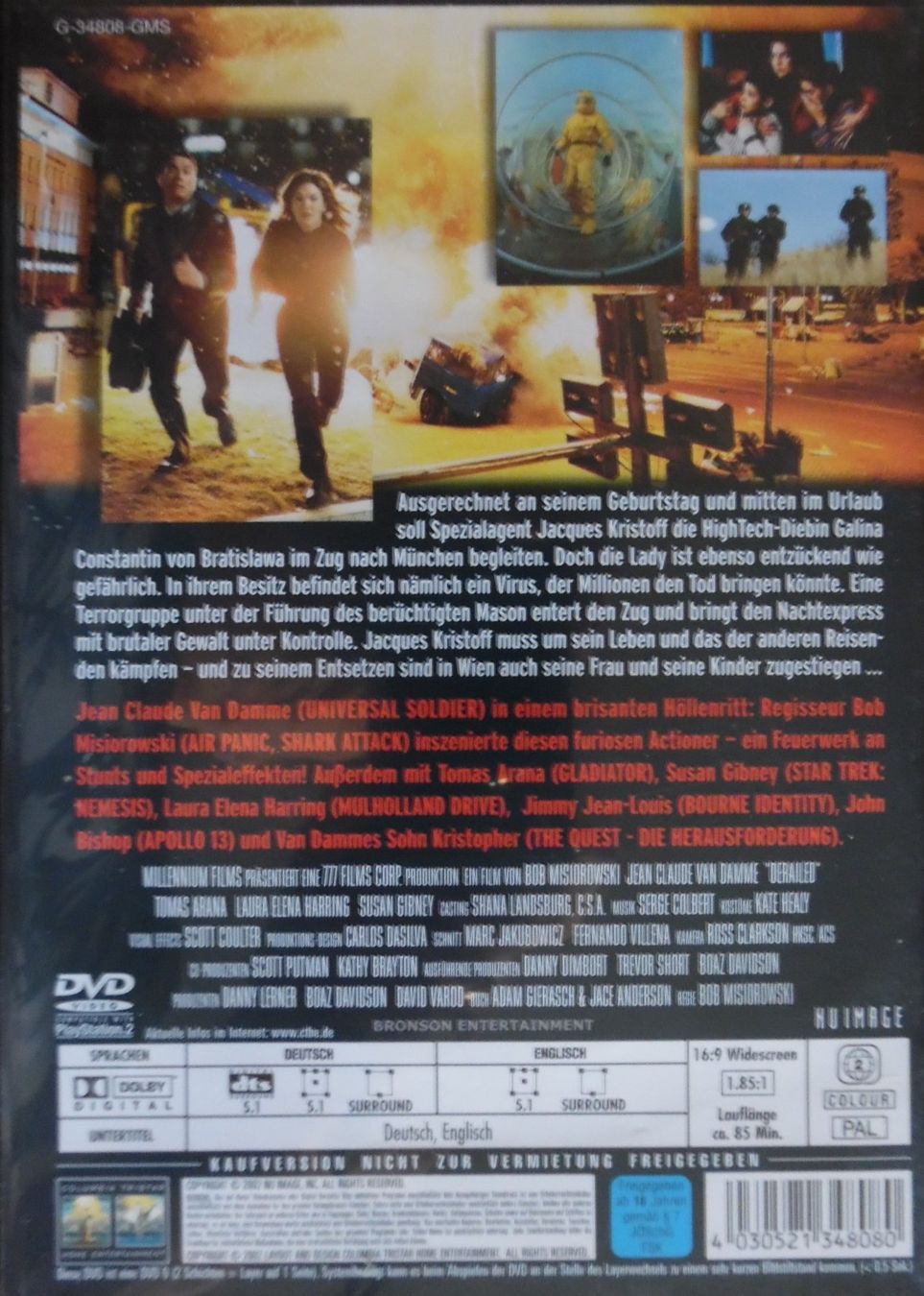 Tous les DVDs: Derailed. Terror im Zug – D'occasion à Bellinzona par Luna093 2