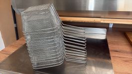 Lot de 10 paniers à frittesen inox état neuf occasion