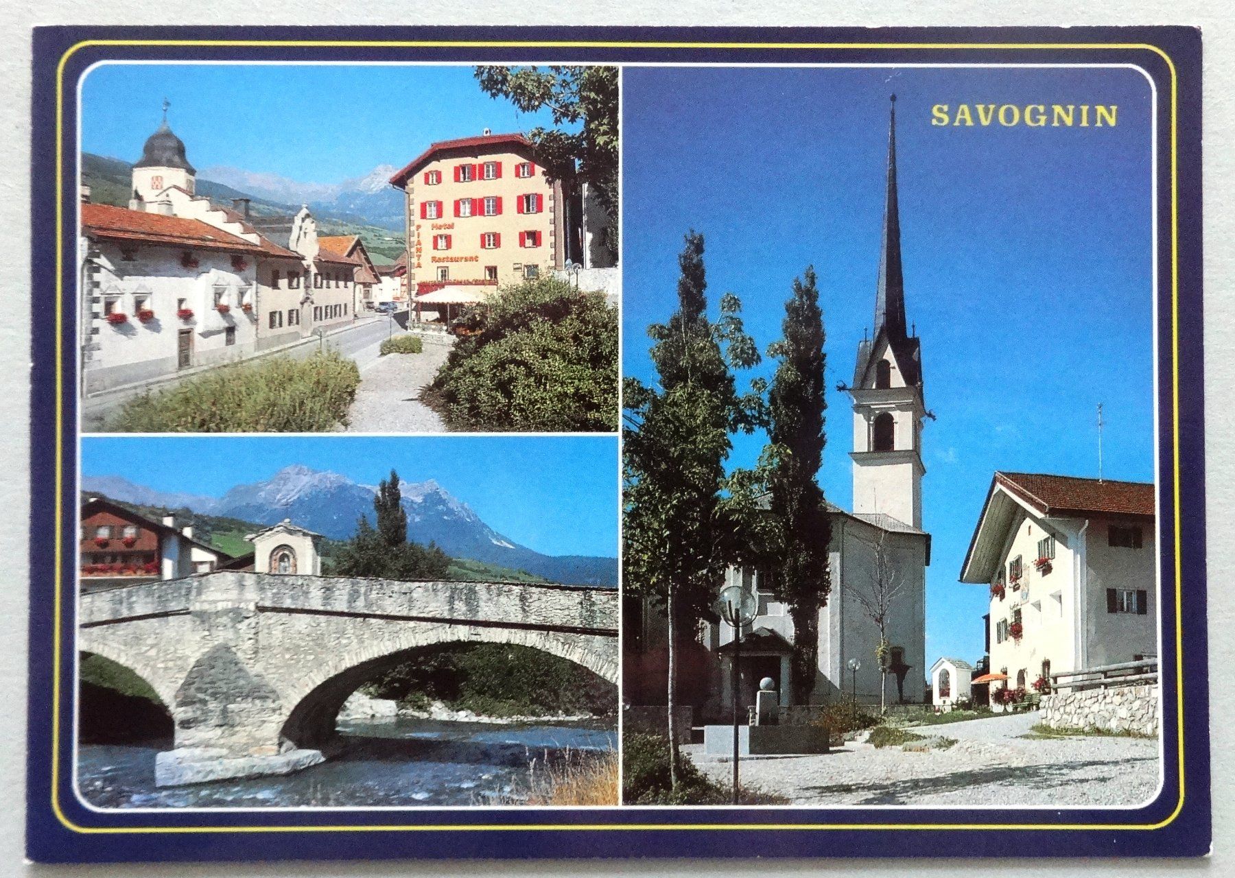 Cartes postales: Savognin 1173 m – D'occasion à Fétigny par Billy2miny