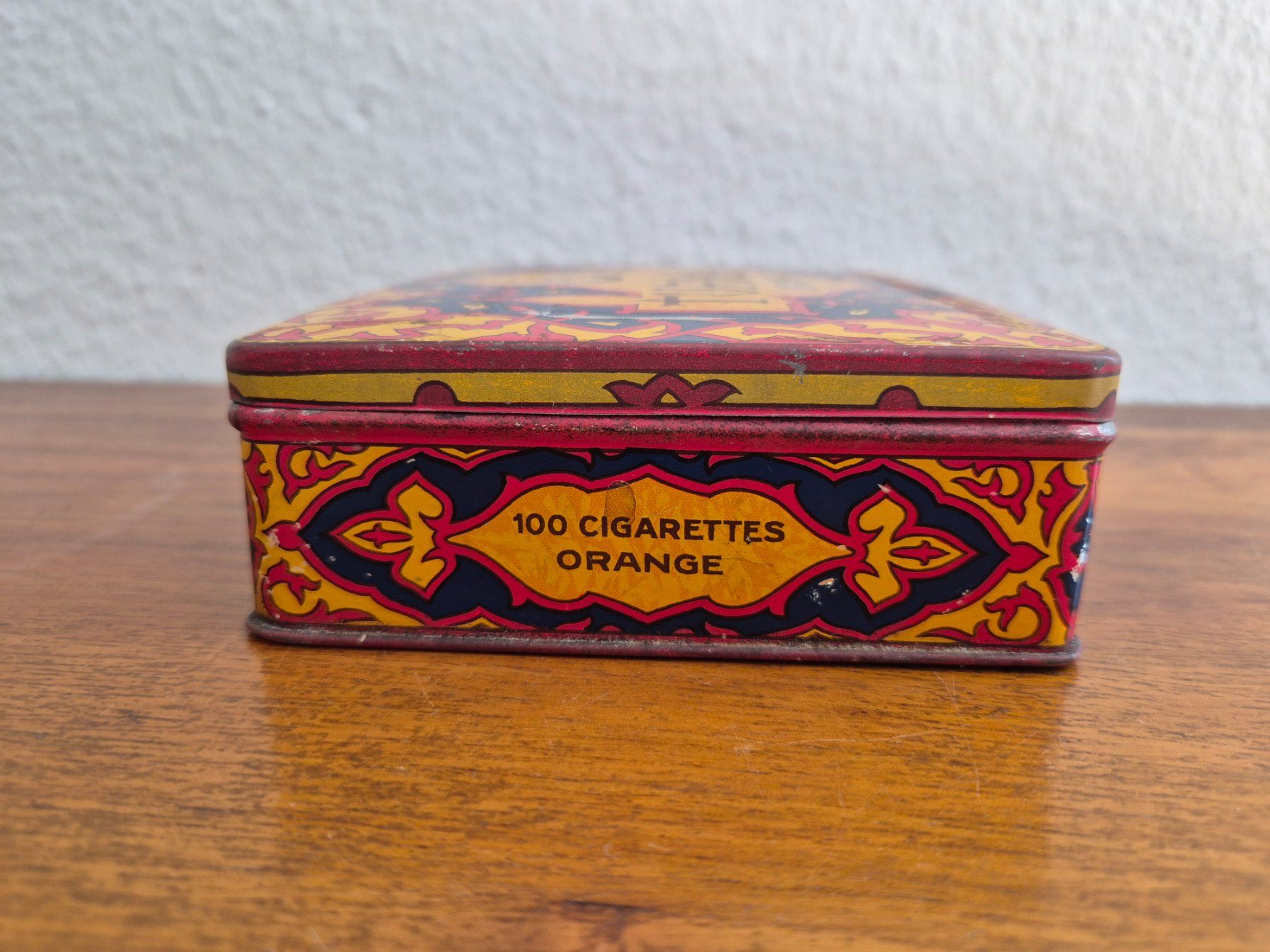 Barattoli: Alte Vintage Blechdose Turmac Orange Zigaretten Blech Dose – Usato da Schaffhausen venduto da pfanis09 5