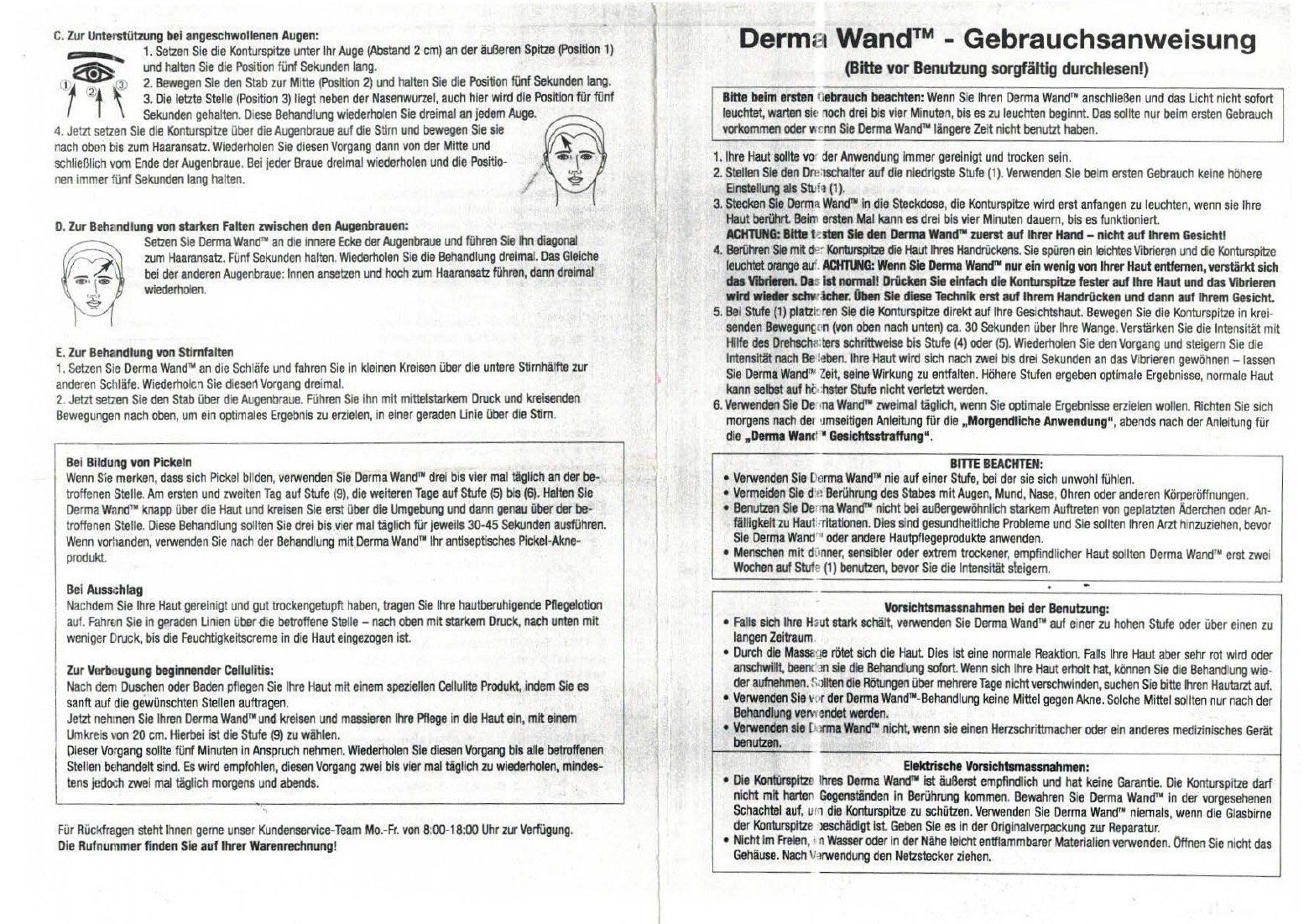 Derma Cura del viso: Derma Wand Sauerstoff Lifting System – Usato da Zürich venduto da oso04 4