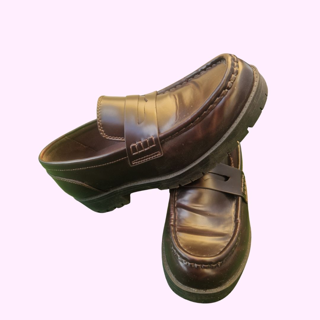 Pull&Bear Herrenschuhe: Pull&Bear Loafers braun Grösse 40 – Gebraucht aus Bern von Vintagefromthefuture 1