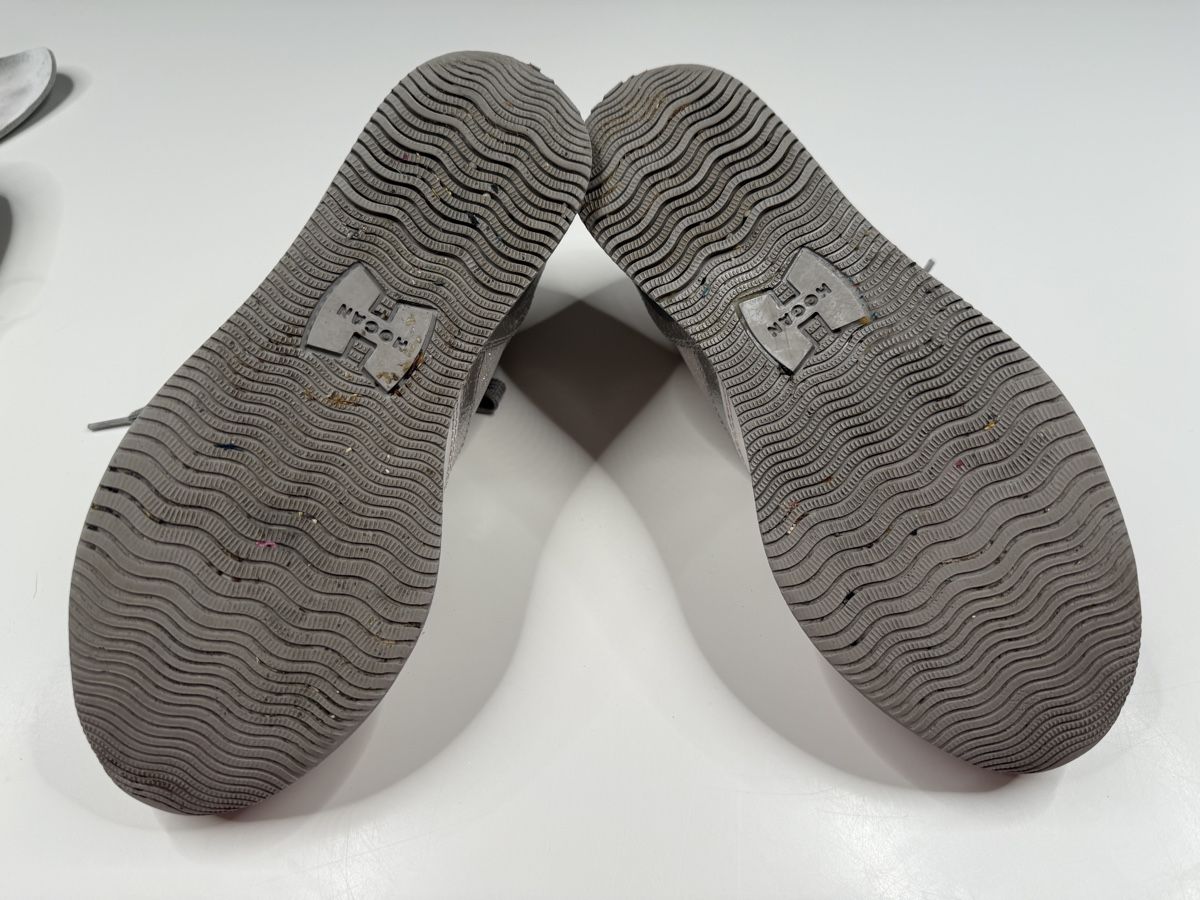 Hogan Scarpe da donna: Hogan Sneaker, Grösse 37.5, Silber-Weiss – Usato da Meggen venduto da kammann 3