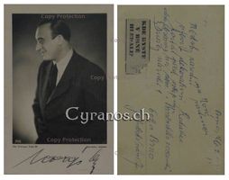 Oldrich Novy (1899-1983) Schauspieler - Autogramm