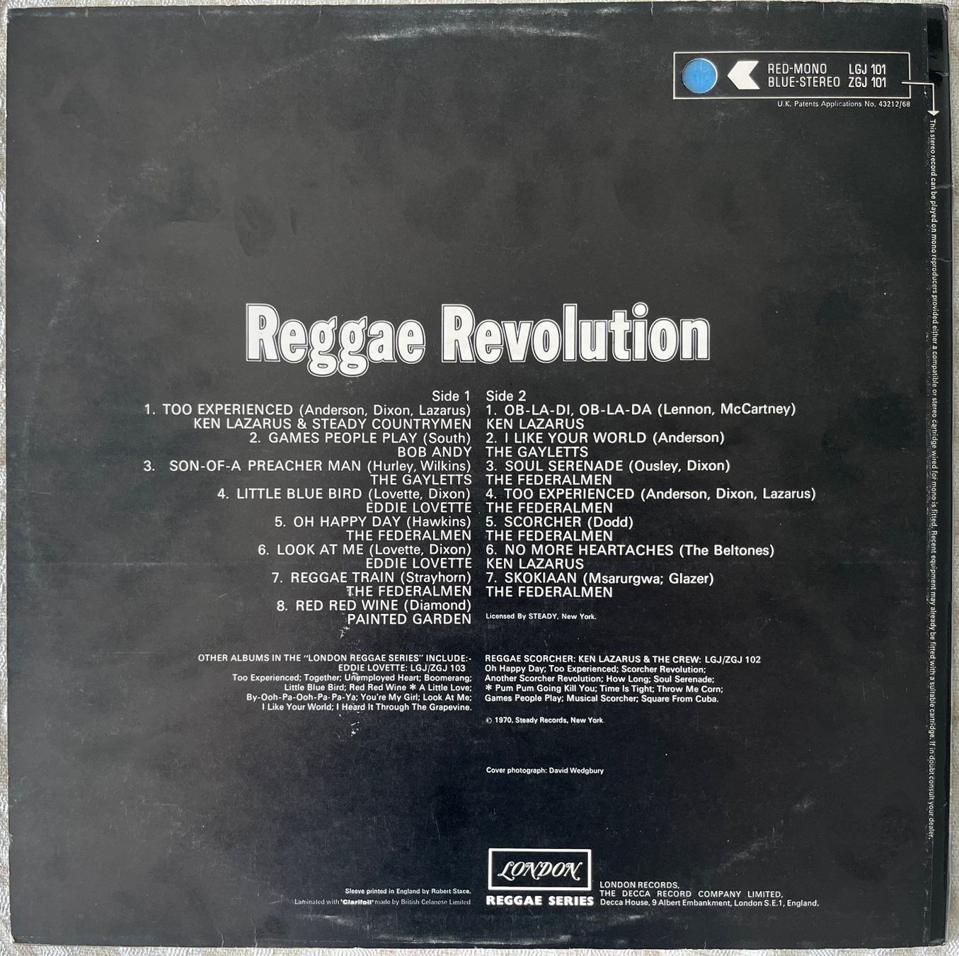 Schallplatten: Seltene Schallplatten - Reggae Revolution – Gebraucht aus Döttingen von zha_xh2w 1