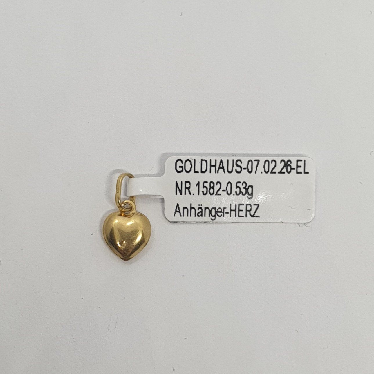 Ciondoli: Echt 18K Gold Anhänger - Herz – Usato da Luzern venduto da Goldhaus-Luzern 2