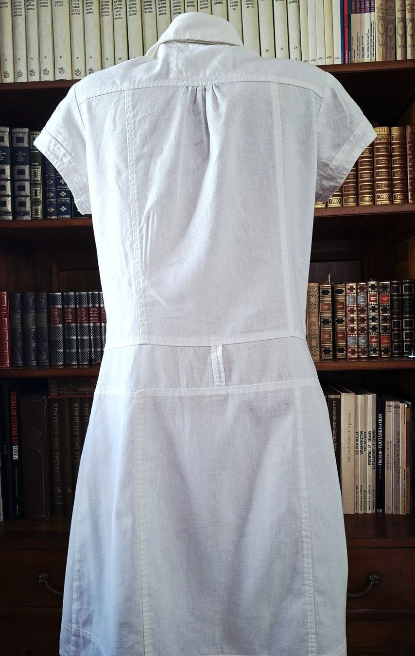 Vestiti: Robe mi-longue- Cache Cache –Lin/coton– Taille 38 CH – Usato da boudry venduto da Let_20 3
