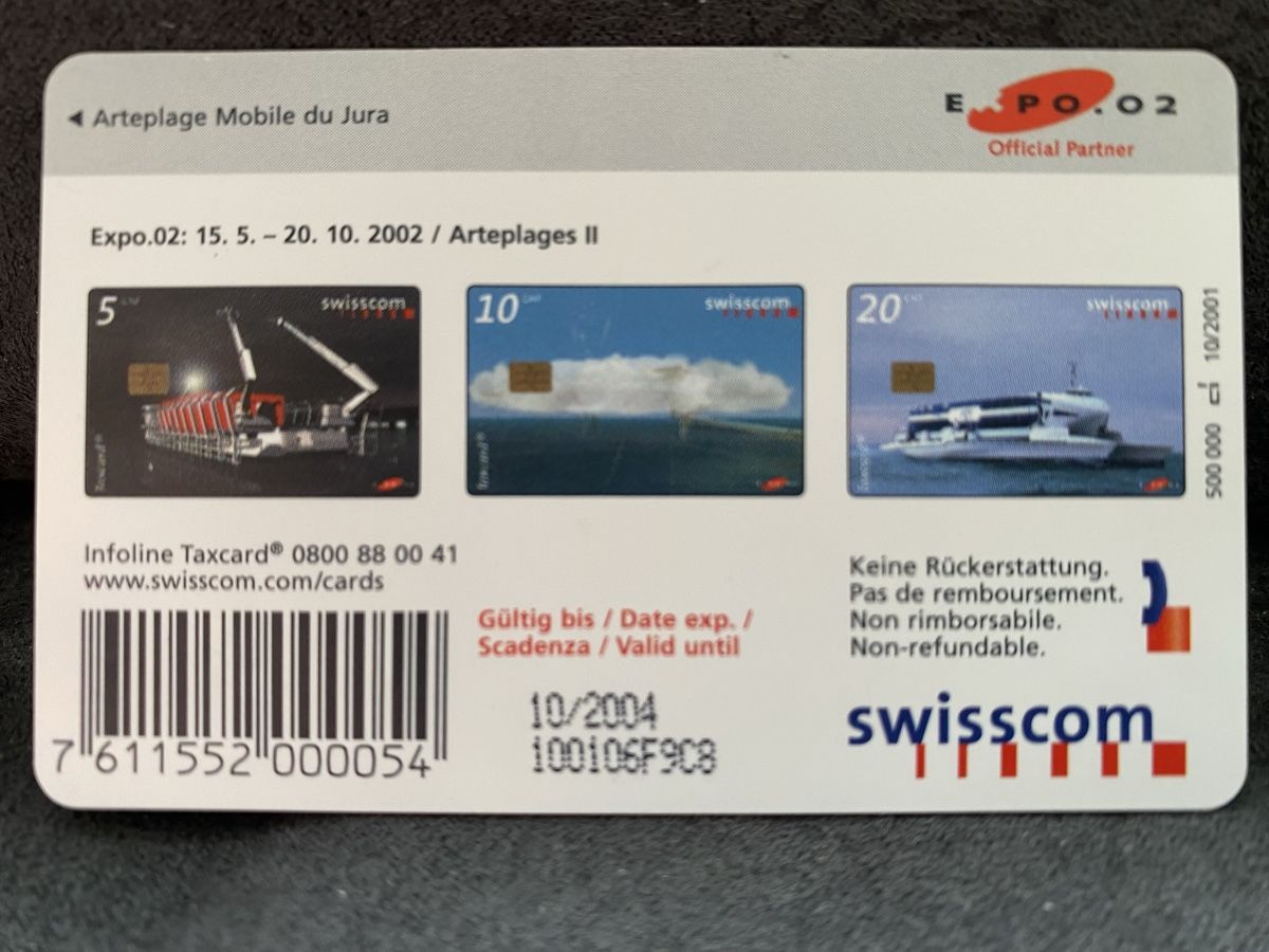 Schede telefoniche: Taxcard S1 – Usato da Lausanne venduto da babacard10 1