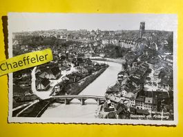 1955 Souvenirs Fribourg.  Feldpost