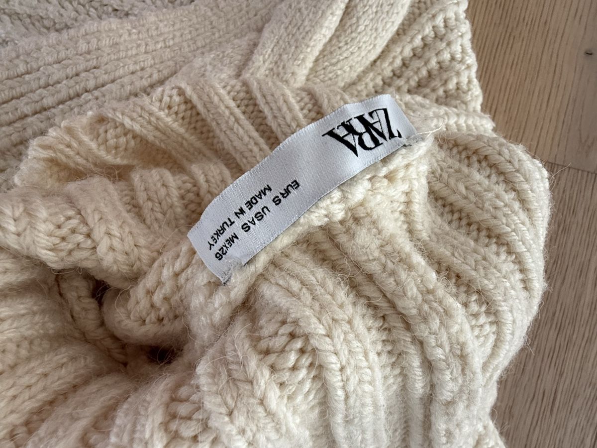 Zara Altro in Moda donna: Zara Strick-Poncho Beige, Grösse S – Usato da Richterswil venduto da KAYLEIGH_77 4