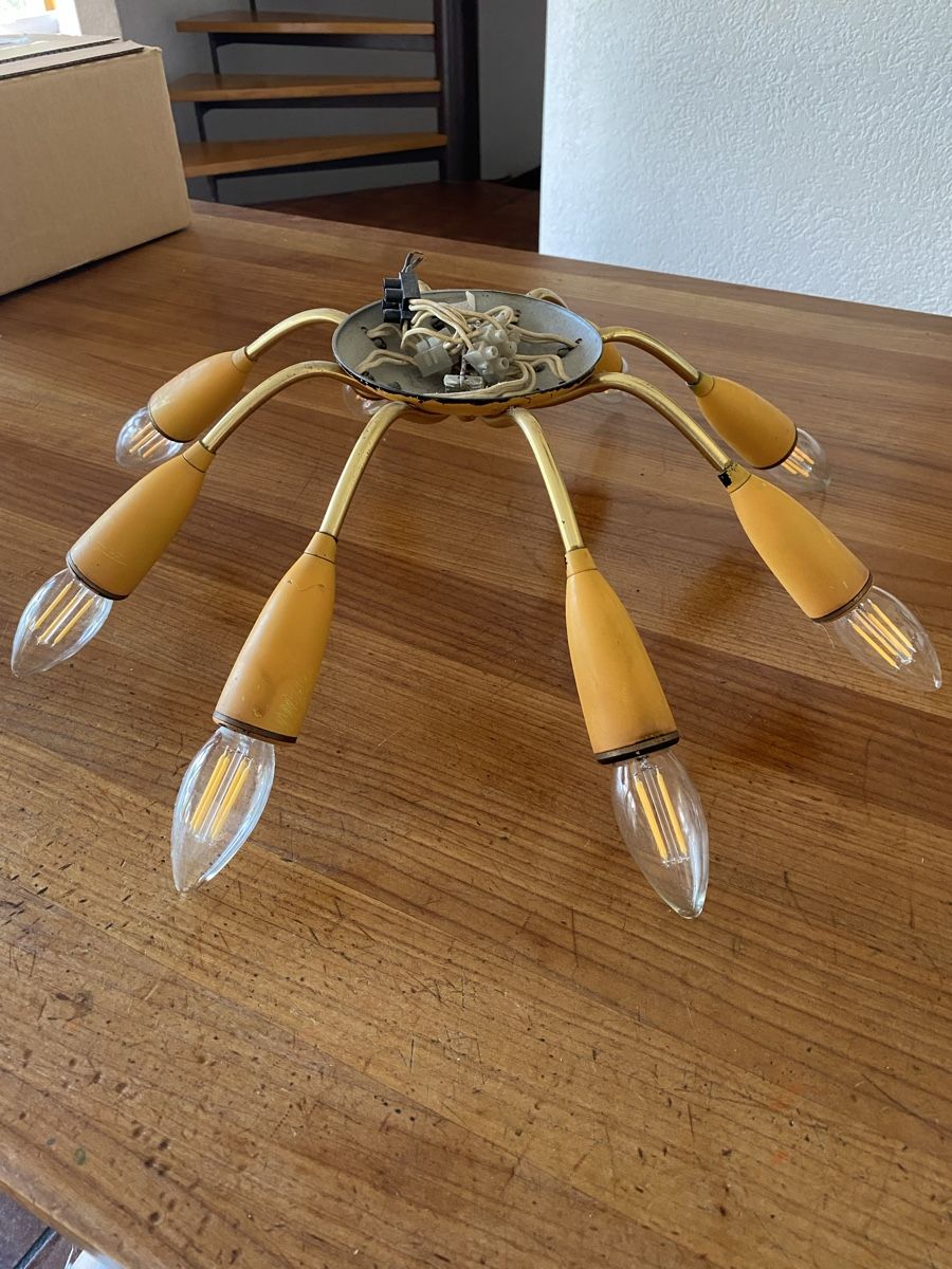 Kronleuchter & Deckenlampen: Sputnik SpaceAge Deckenlampe Spinnenlampe – Gebraucht aus Erlinsbach von Stuntgirl 1