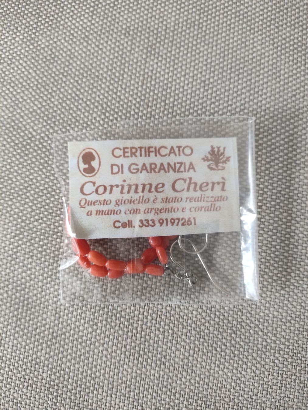 Ohrringe & -stecker: Korallen Ohrhänger aus Silber – Neu und originalverpackt aus Bern von Lidia.5 2