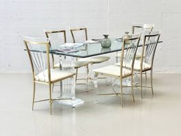 Set: Tisch von FABIANART und 6 Stühle Vereinigte Vereinigte