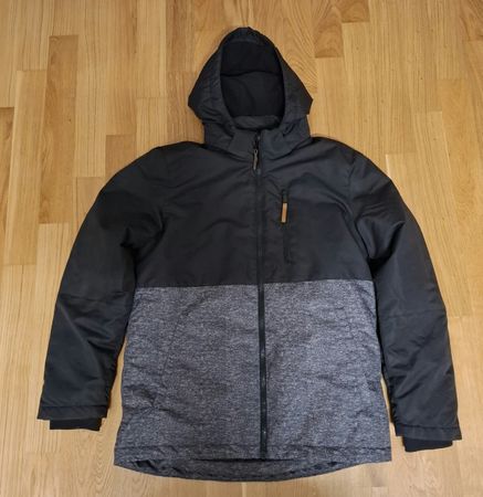 Jungen Winterjacke H&M Gr. 170 Schwarz/Grau