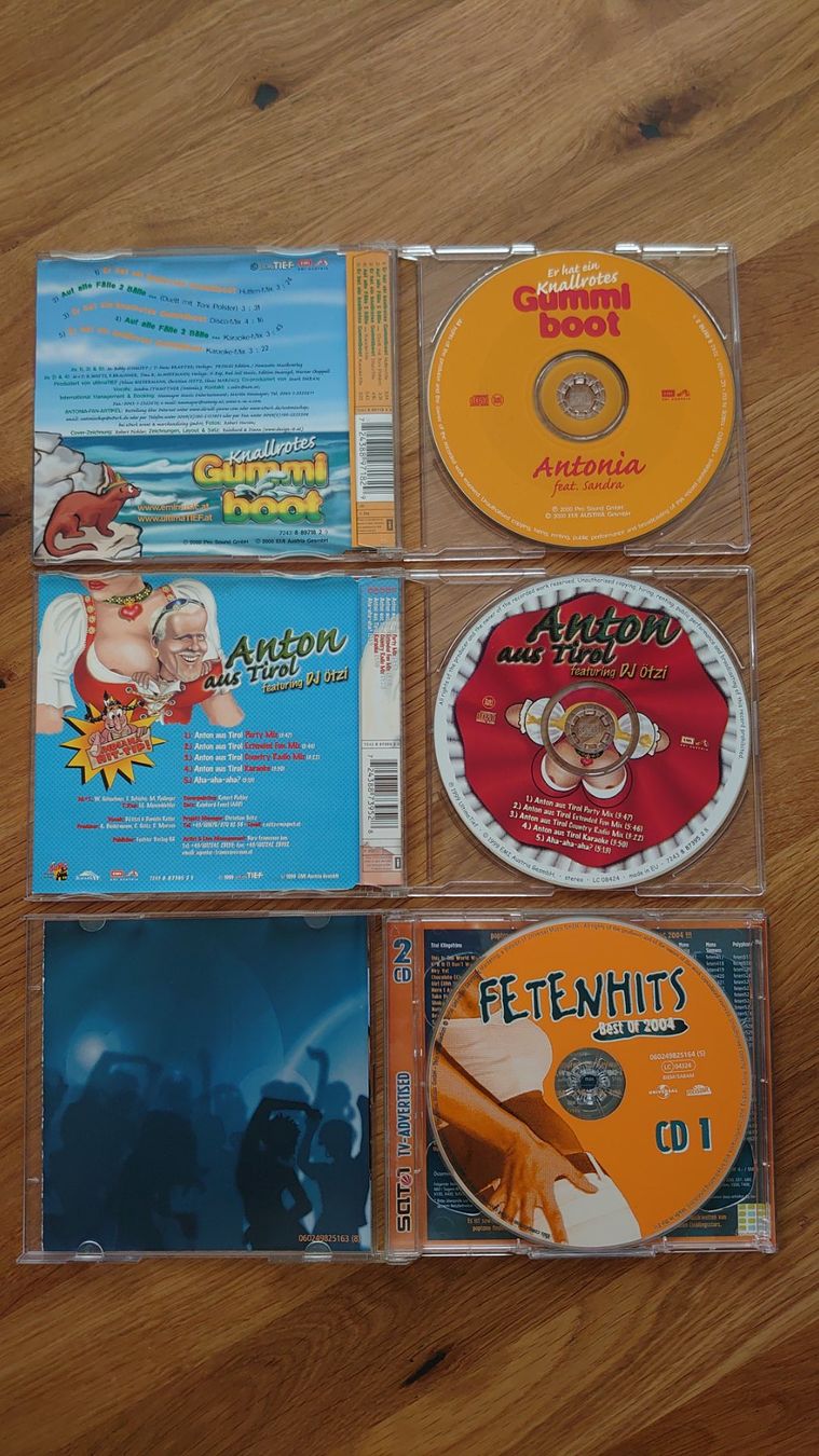 CD: 3 CD's DJ Ötzi, Antonia, Fetenhits – Usato da Pfäffikon SZ venduto da Wild0 2