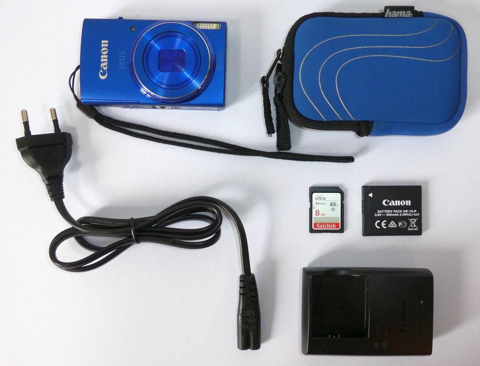 Cavo USB Per Fotocamera Canon Ixus 155 – Sostituto IFC-400PCU, 2 Metri, Nero