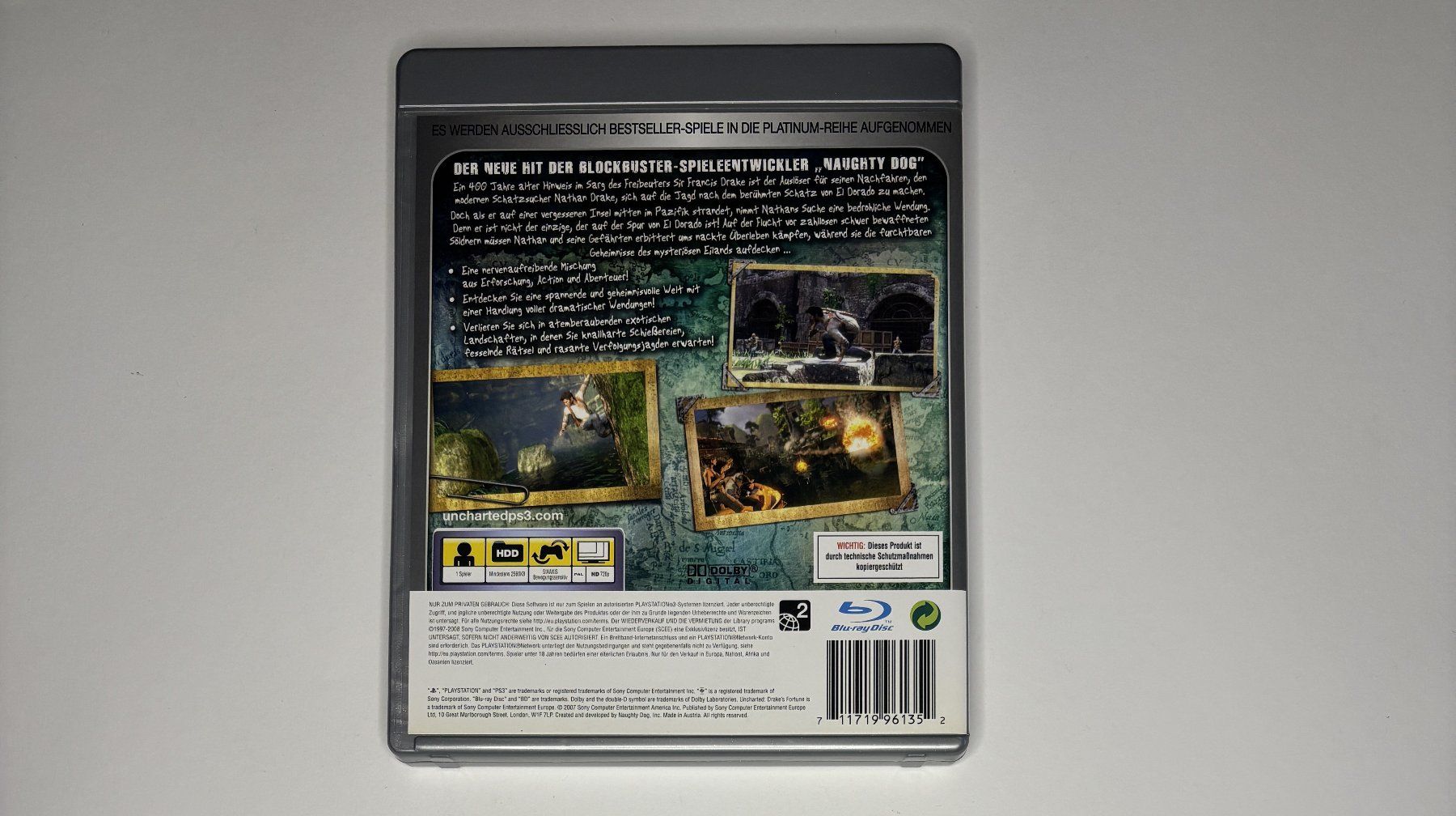 Giochi: PS3 - Uncharted: Drake's Fortune – Usato da Allschwil venduto da Bullach 2