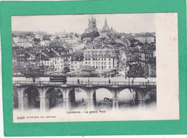 Lausanne Le grand Pont 1905