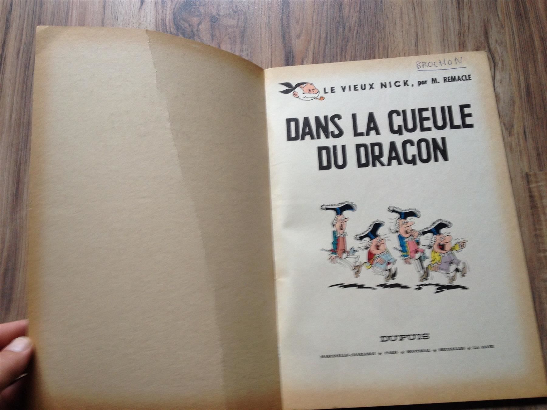 Fumetti: Vieux Nick - Dans la gueule du dragon 1964 – Usato da Farvagny-le-Grand venduto da LaCaverne 5