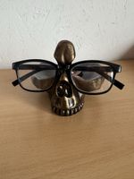 Totenkopf Brillenhalter 💀 Skull Deko Gothic Rock Metal