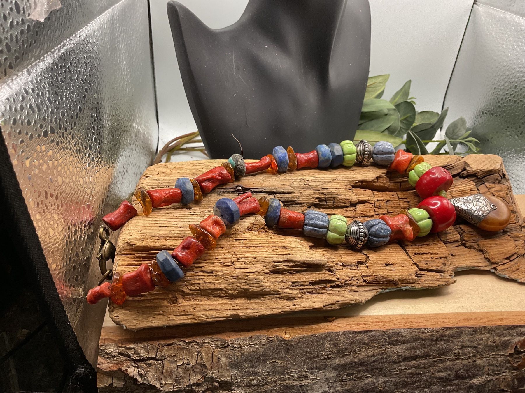 Catenine: Ethnokette aus versch. Materialien – Usato da luzern venduto da Alpendorf1 6