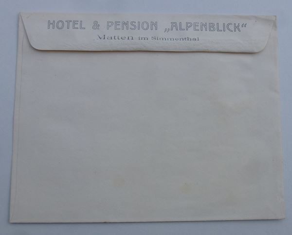 Tous les timbres: Top ++ Brief Hotel & Pension Alpenblick – D'occasion à Walkringen par Casablanca777 4