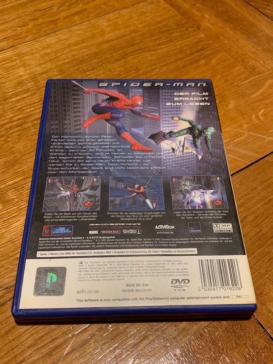 Spider-Man Sur PlayStation 2 - Jeu Marvel PS2 Complet Et Testé - PAL Français