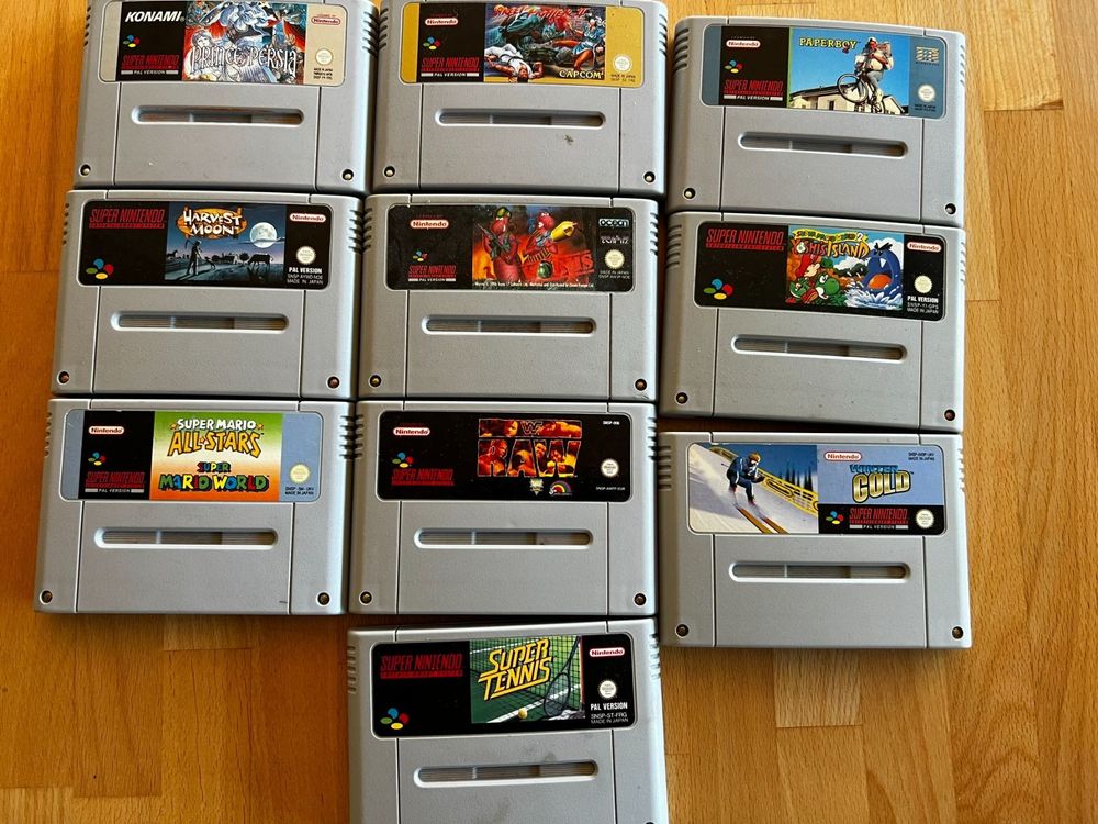 10 Super Nintendo Games (Gebraucht) in Goldswil für CHF 101 – mit ...