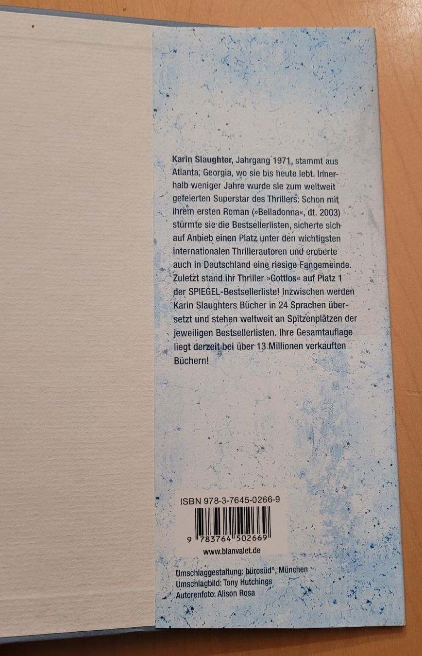 Libri: Thriller - Karin Slaughter - Verstummt – Usato da Madiswil venduto da Laubfleck 3