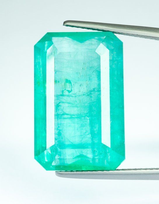 Pietre preziose: Natural Important Emerald Smaragd Gemstone 26.83ct Certified – Usato da Winterthur venduto da Tafr 6