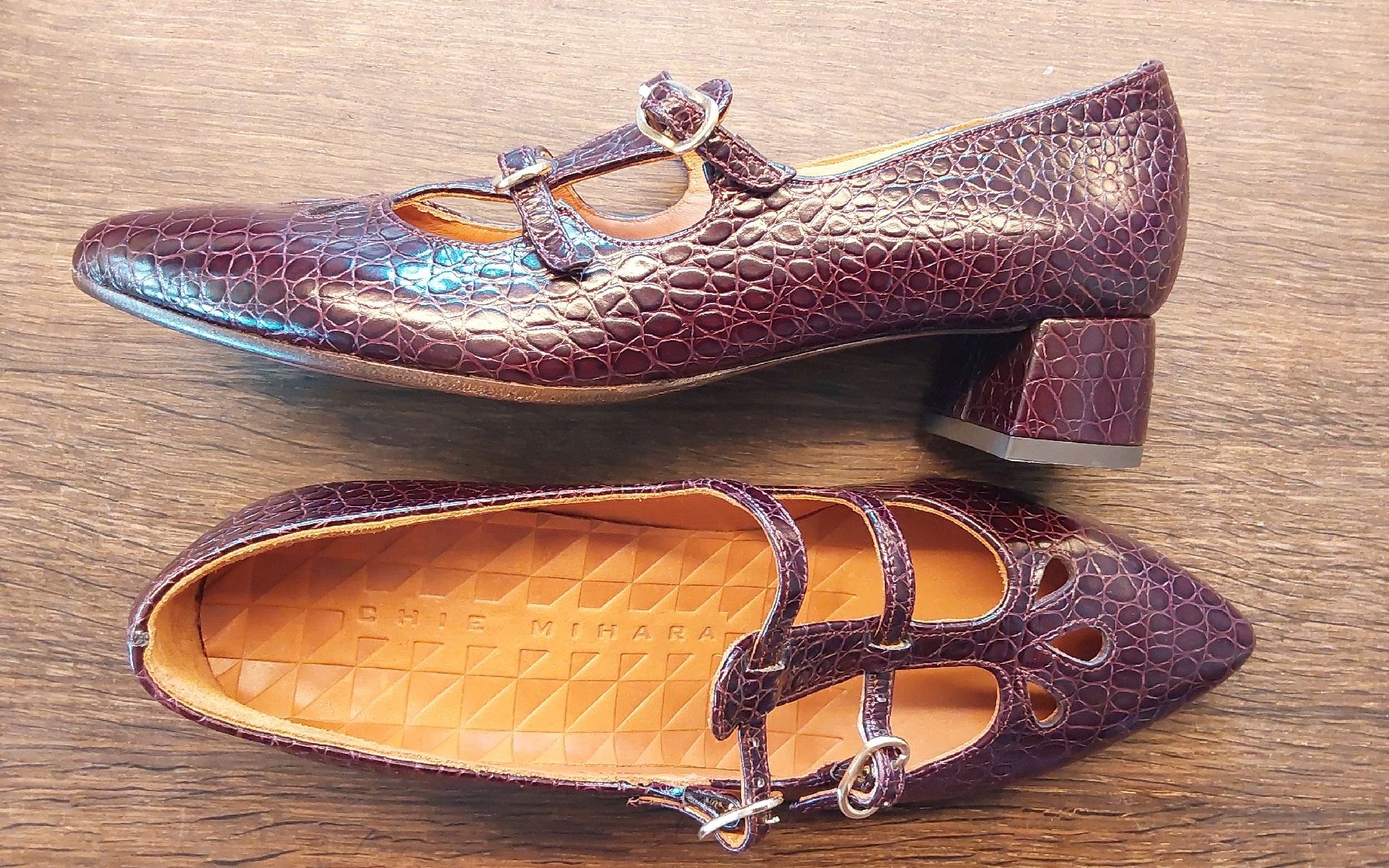 Chie Mihara Scarpe da donna: Maryjane Schuhe Chie Mihara 37 braunrot neu – Nuovo e nell'imballaggio originale da Köniz venduto da scopello12 1