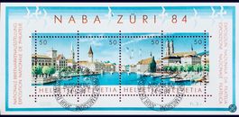 🇨🇭1984 BLOC 1er jour « EXPO NABA ZURI ‘84 « (SBK 20.00)