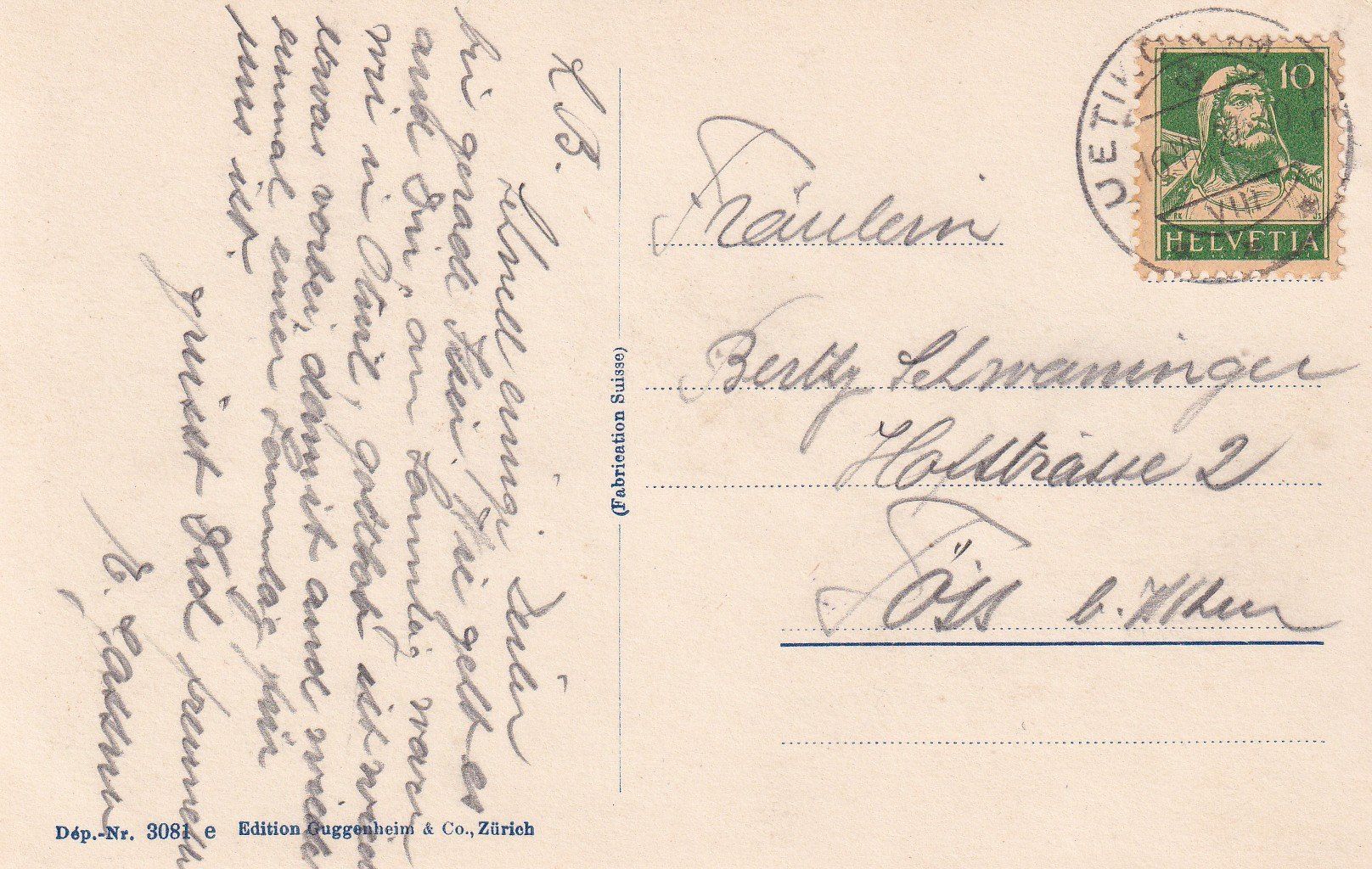 Cartoline postali: Ruderboot (belebt) vor Männedorf /bh – Usato da Hombrechtikon venduto da Rudolf07 1