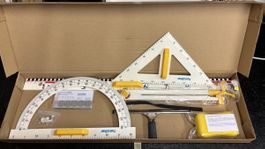 kit de géométrie/tableau scolaire Hunziker