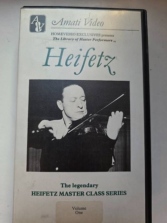 Alle VHS: Heifetz VHS violino – Gebraucht aus Lugano von big_t6x6