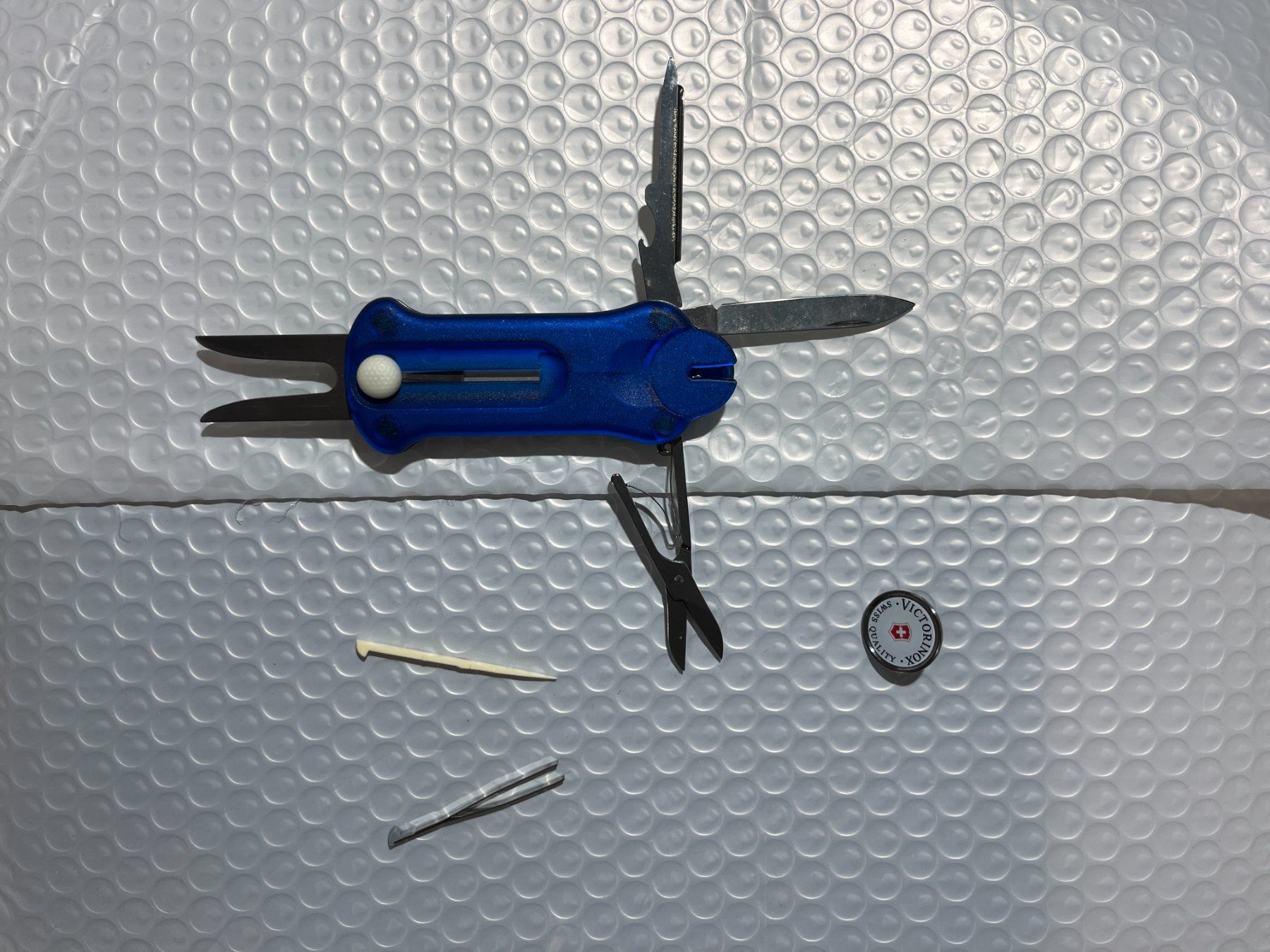 Victorinox Taschenmesser: Victorinox Golf Tool, Blau. Ungebraucht. – Gebraucht aus Zürich von koila 2