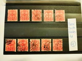 New South Wales Briefmarken 1d Antik