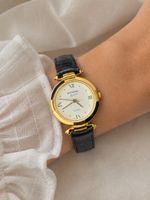 Ravissante Montre Edox Fashion – Boîtier Doré – Pile Neuve –