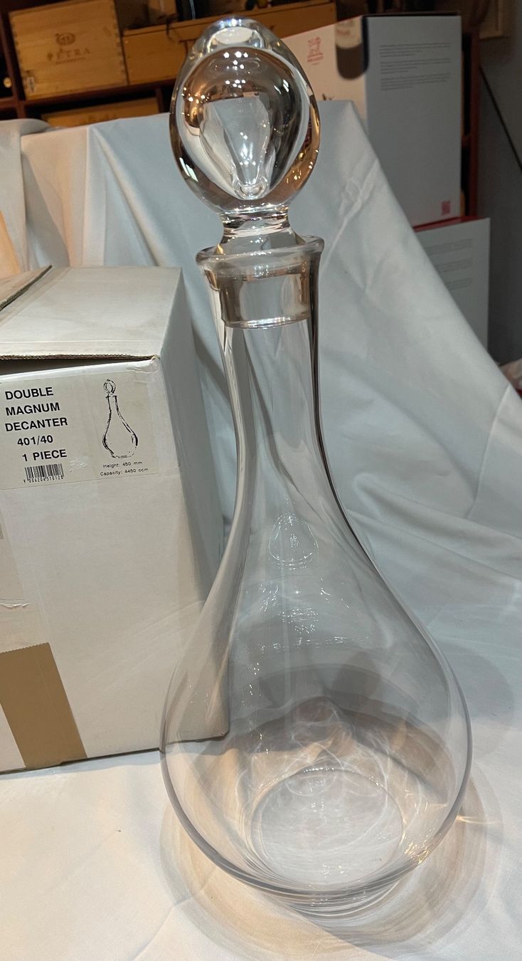 Riedel Karaffen: CARAFE RIEDEL SOMMELIER DOUBLE MAGNUM – Neu und originalverpackt aus Vevey von lairdutemps