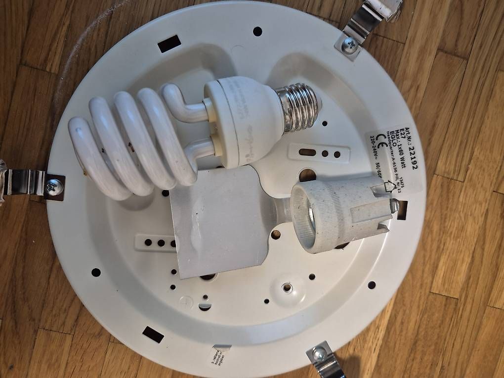 Kronleuchter & Deckenlampen: Plafonnière en verre 60W – Gebraucht aus marly von Leg_chipie21 1