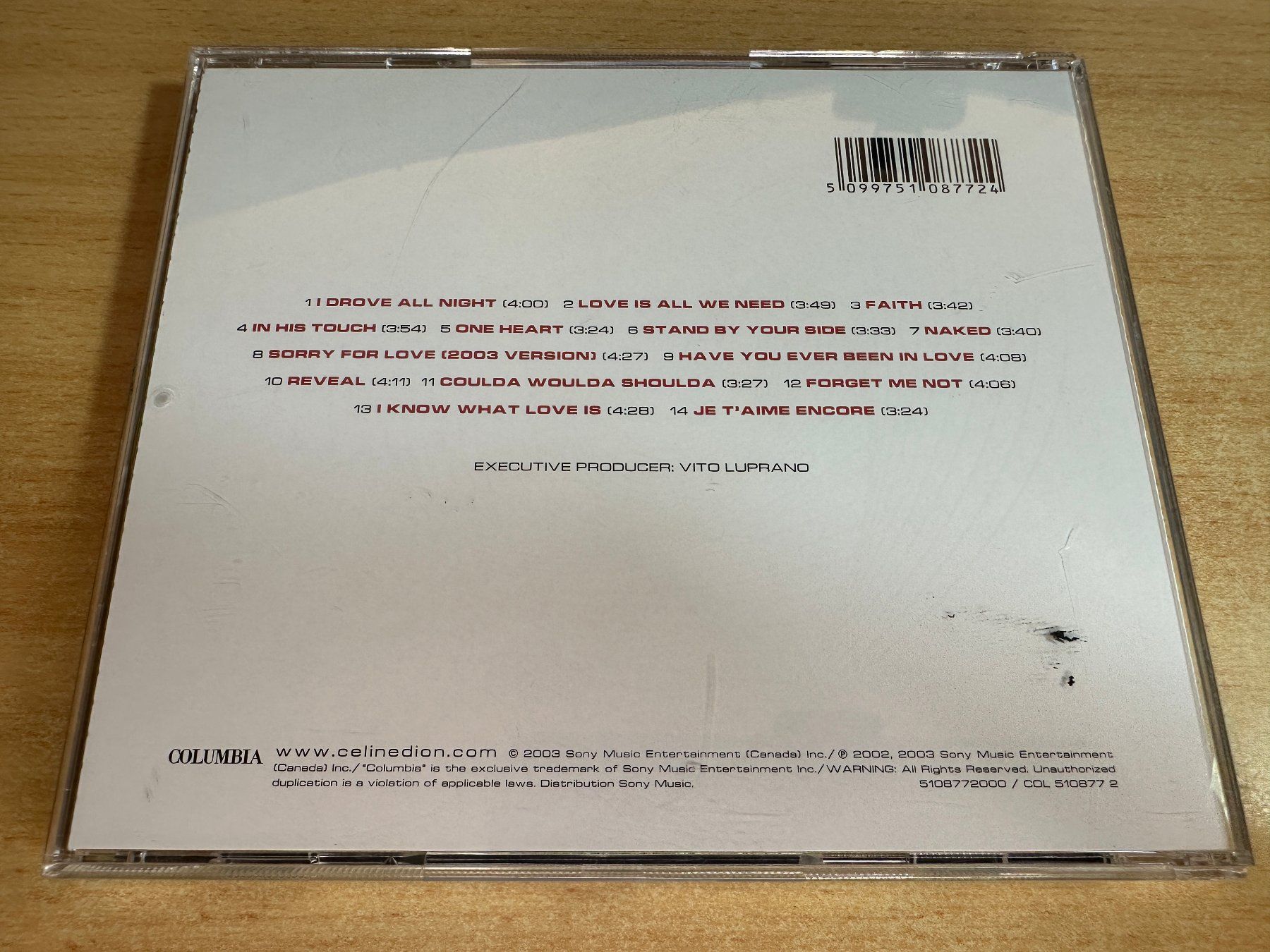 CD: U6 Celine Dion – One Heart – Usato da Rikon im Tösstal venduto da Alpenmutz 1