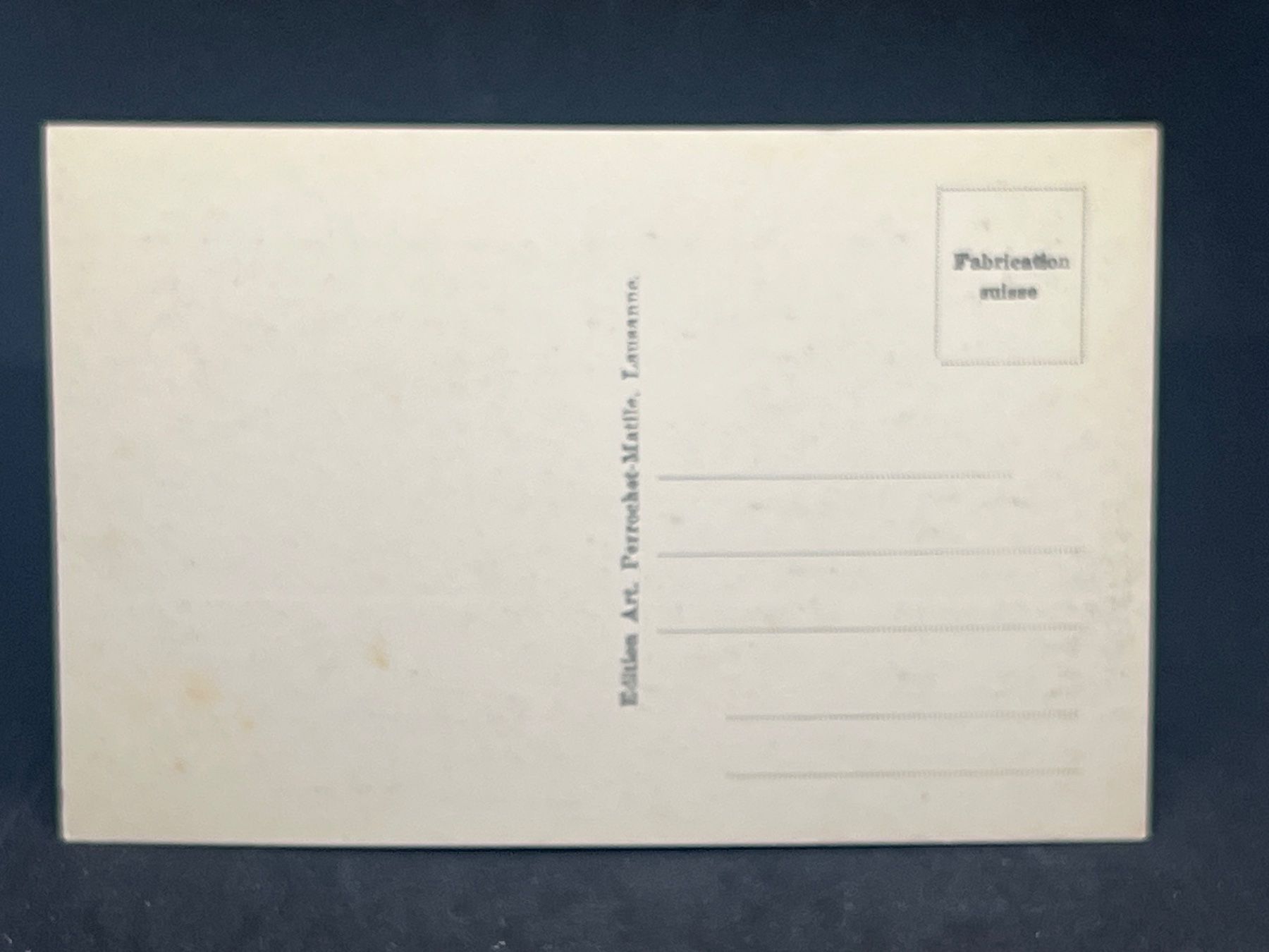 Cartoline postali: Vue de la Cabane Constantia – Usato da Widnau venduto da Brusi9 1
