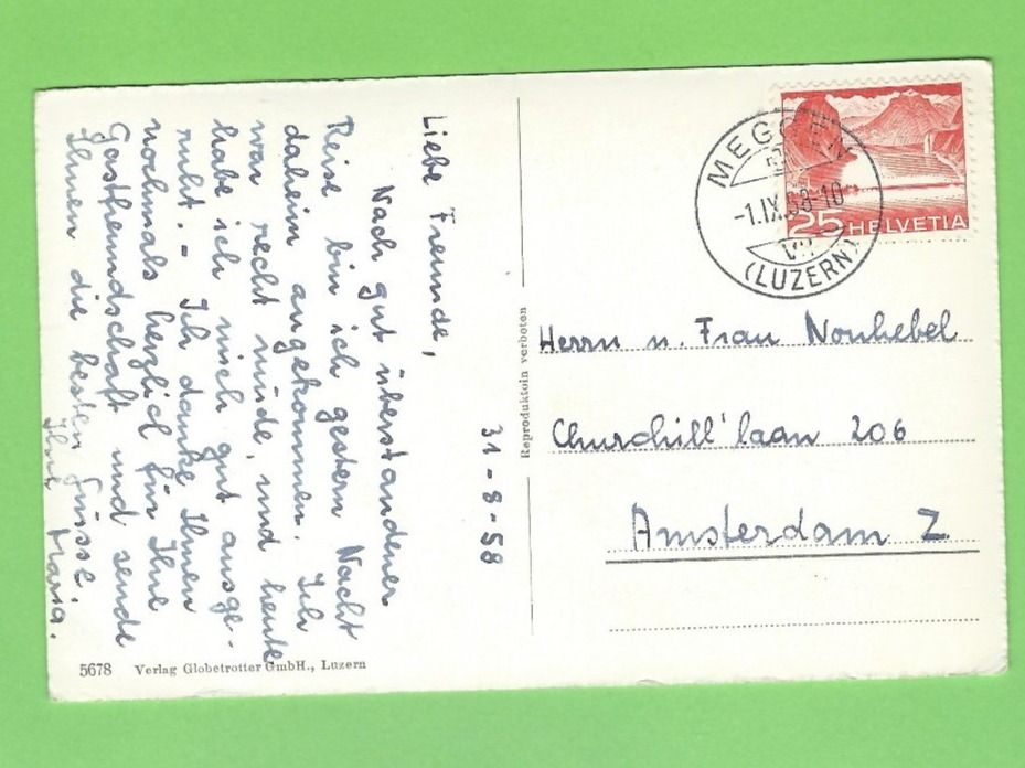 Cartoline postali: Rigi, Blick auf die Berneralpen – Usato da Zürich venduto da t24_de 1