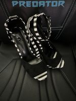 Schwarz weiße high heels neu
