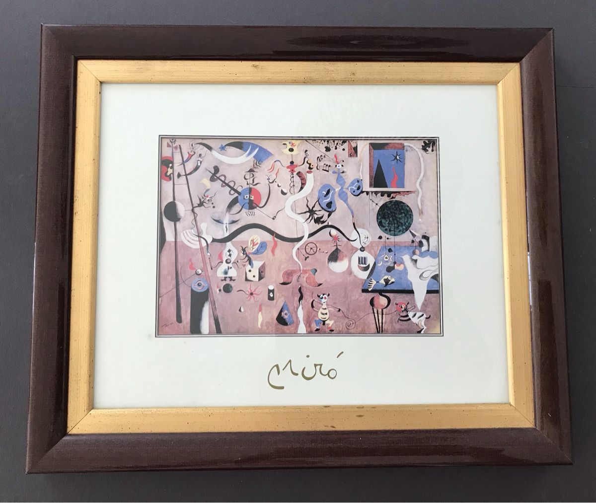 Grafica & Litografie: Tableau Miro repro - Cadre inclus – Usato da Penthaz venduto da Petrus45 3