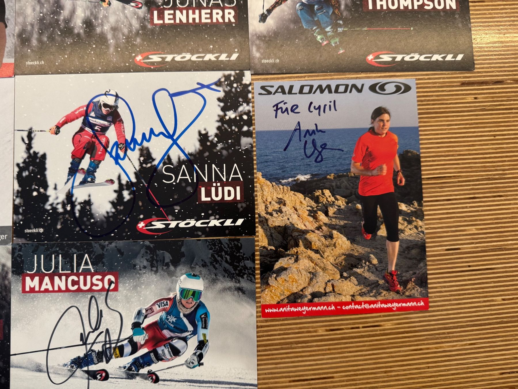 Autographes: Diverse Autogrammkarten – D'occasion à Kestenholz par cvx_889vv 1